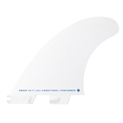 FCS II Performer White Edition Tri Fin Set