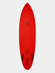 The Hip Jell Performance mid length by surf prescriptions bottom view