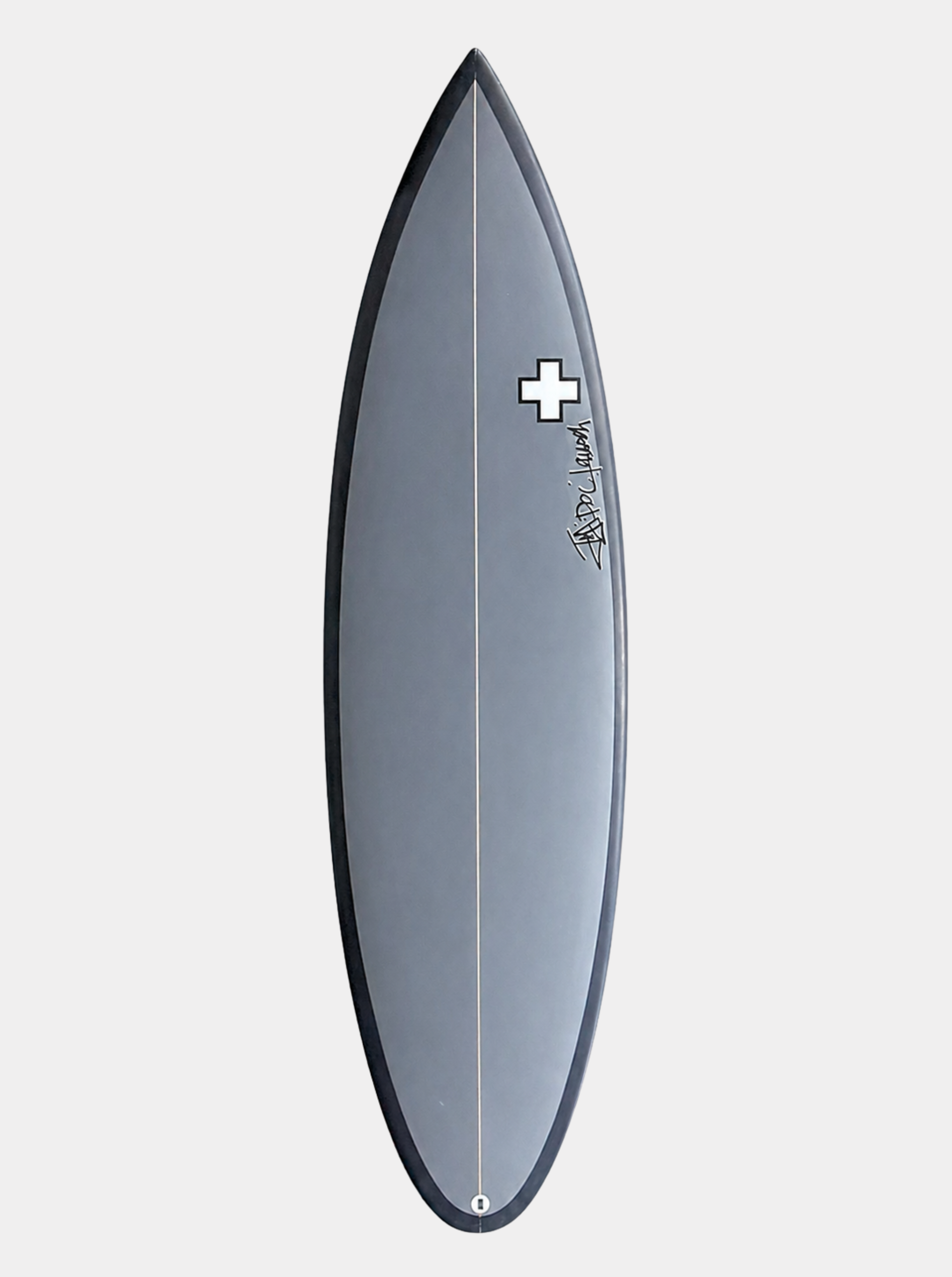 The PROIIXXV performance shortboard by surf prescriptions top view