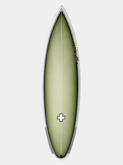 The RXP performance shortboard by surf prescriptions top view