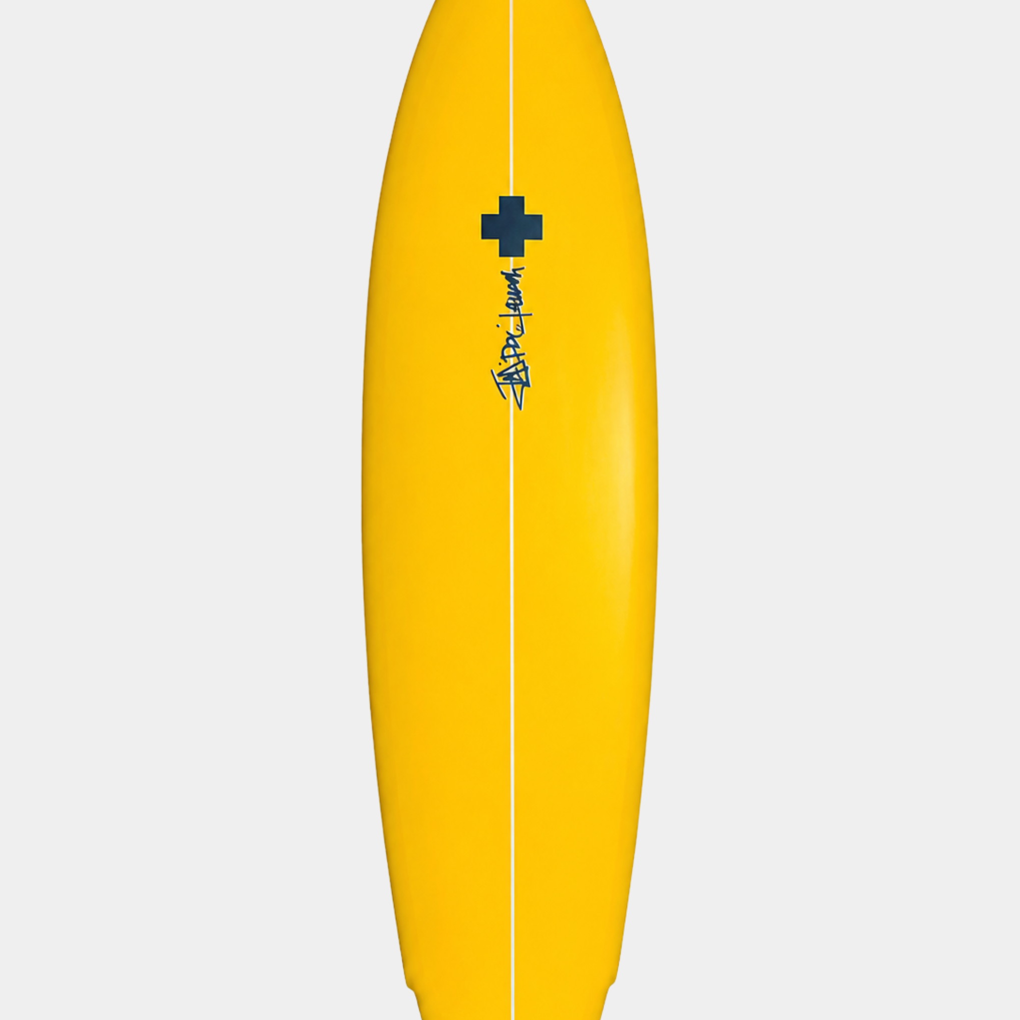 The slot machine twin fin or twinzer surfboard from surf prescriptions top view