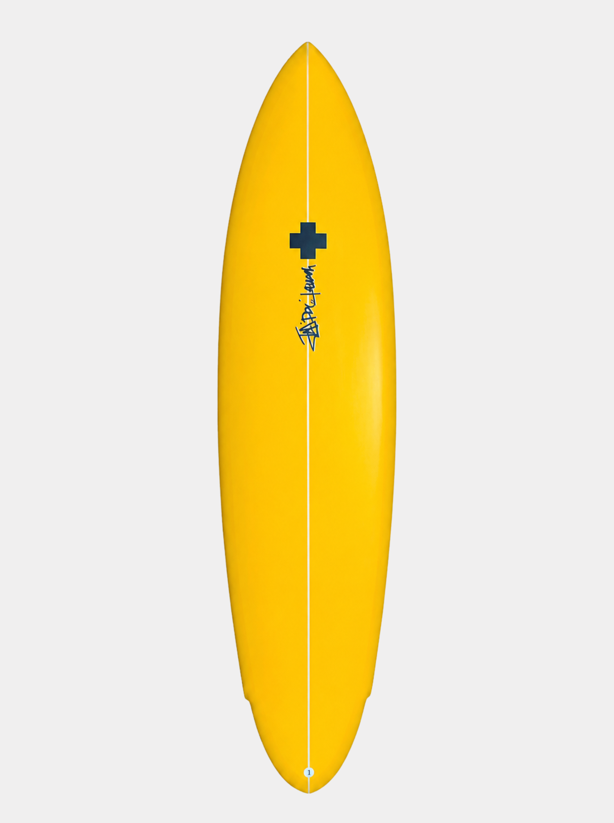 The slot machine twin fin or twinzer surfboard from surf prescriptions top view