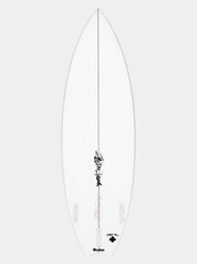 the Spanish Omelette groveler surfboard by surf prescriptions bottom view