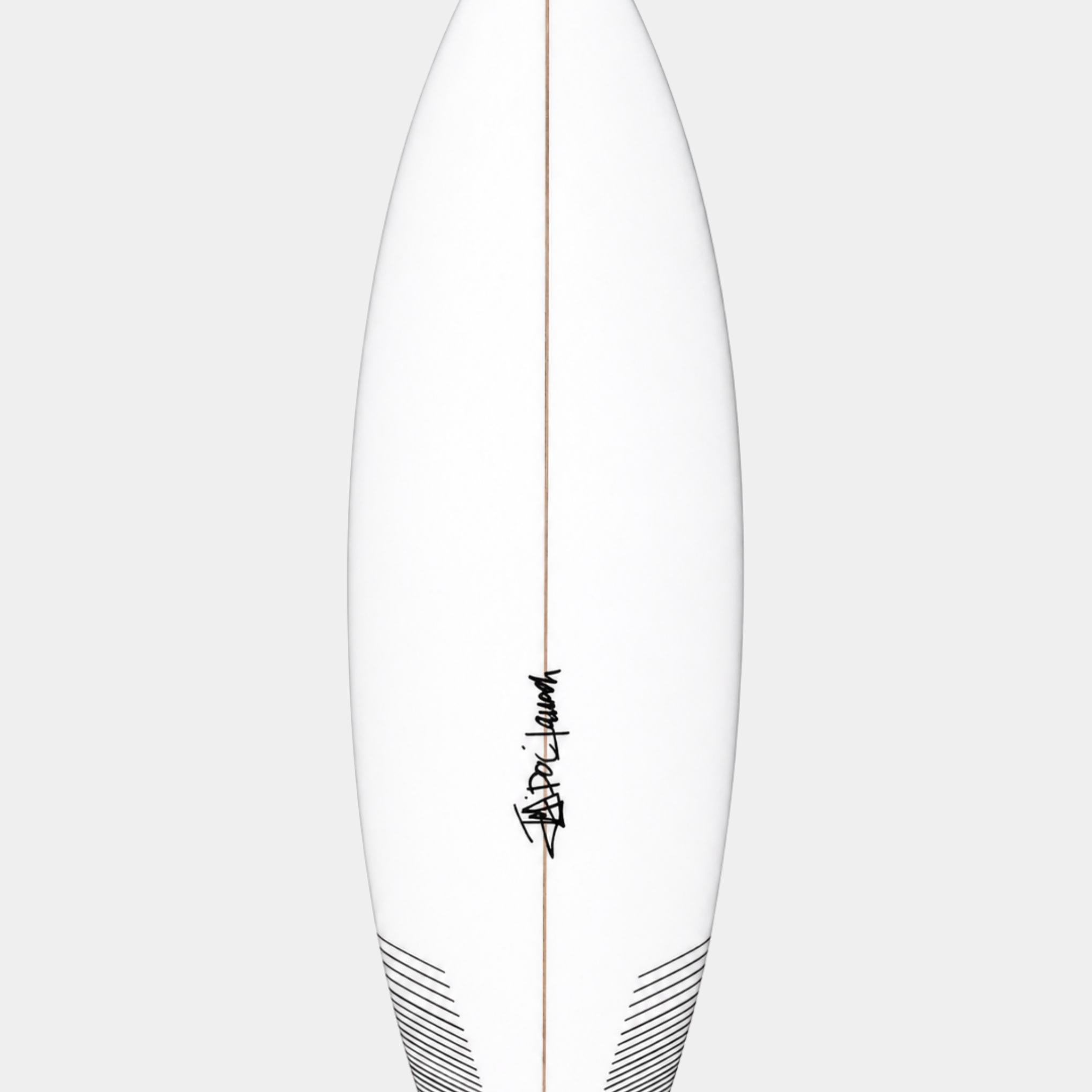 the Spanish Omelette groveler surfboard by surf prescriptions top view
