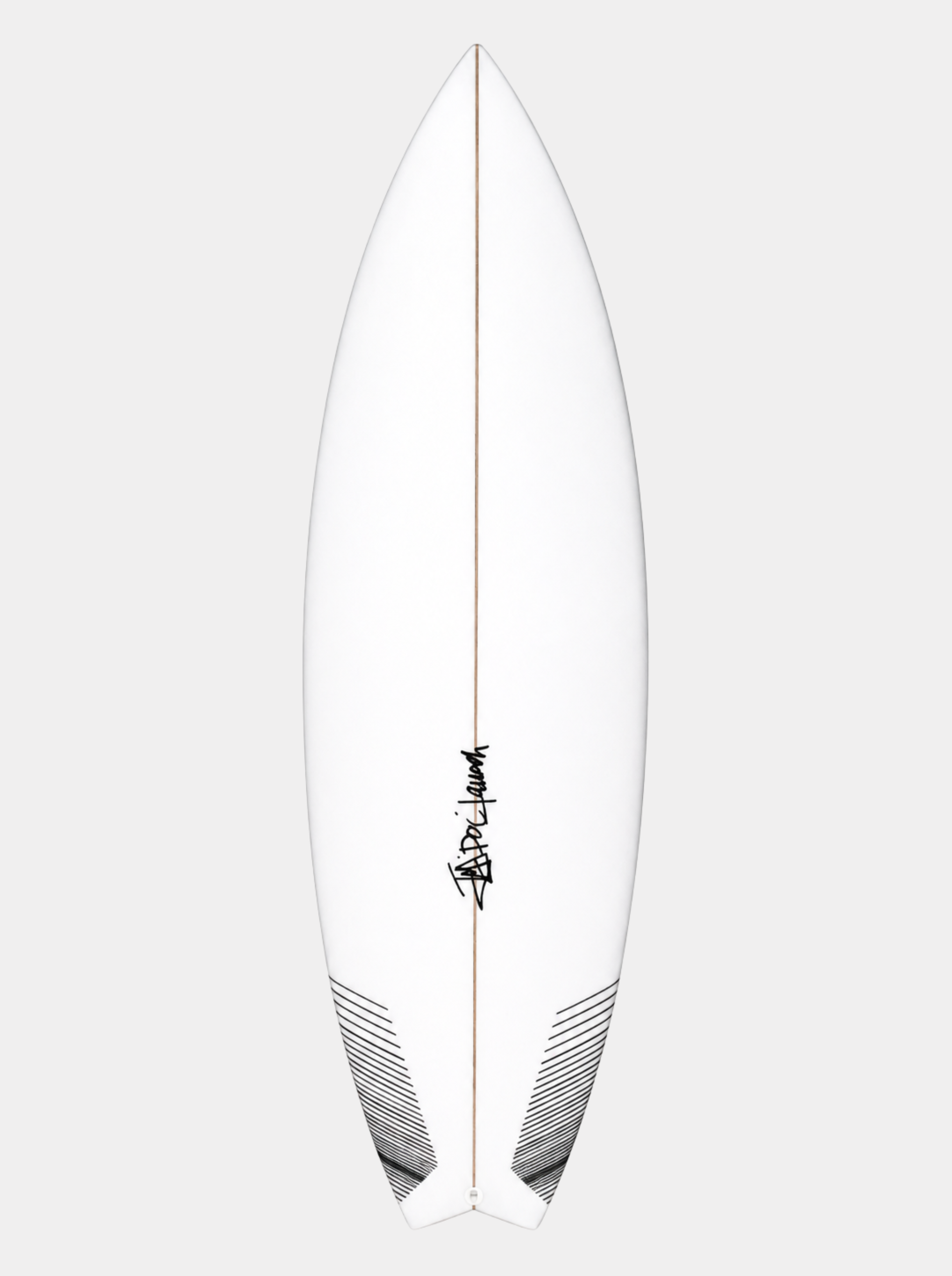 the Spanish Omelette groveler surfboard by surf prescriptions top view