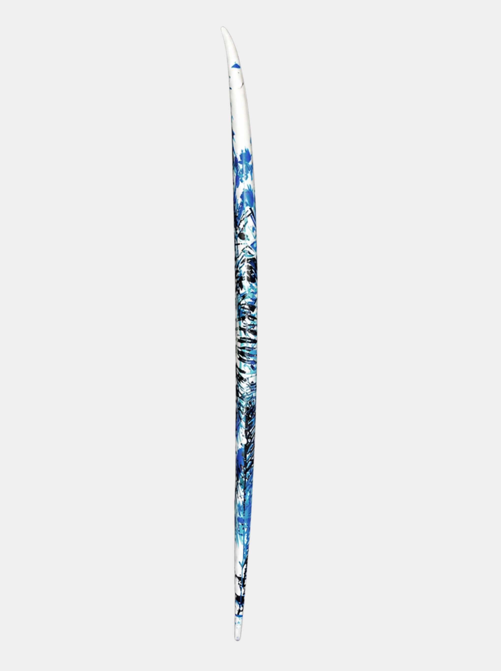 The Spicy Flying Turtle groveler surfboard by surf prescriptions side view