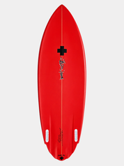the wonder twin twin in surfboard by surf prescriptions the bottom of the board