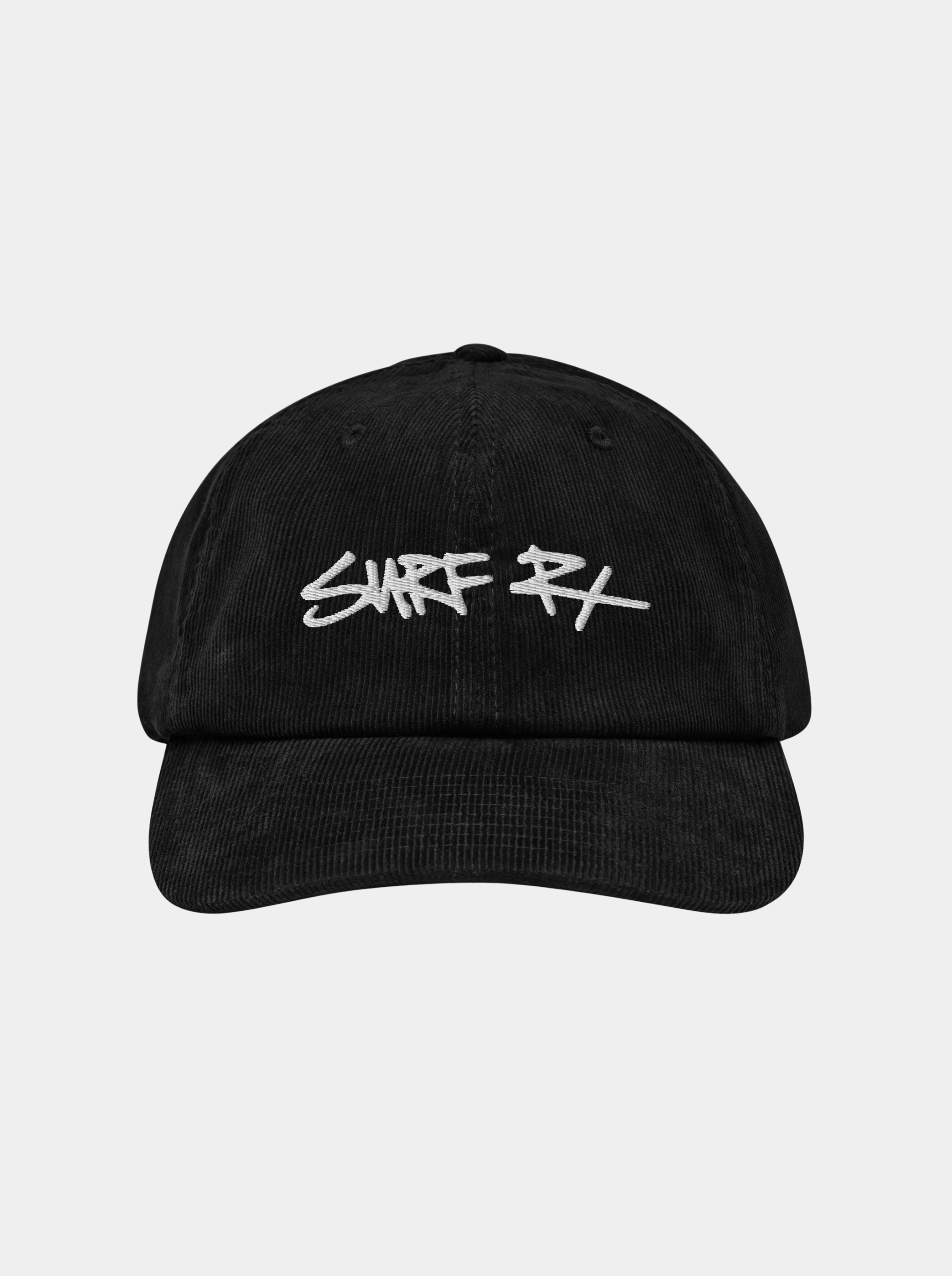 surf rx signature corduroy hat black surf prescriptions front view