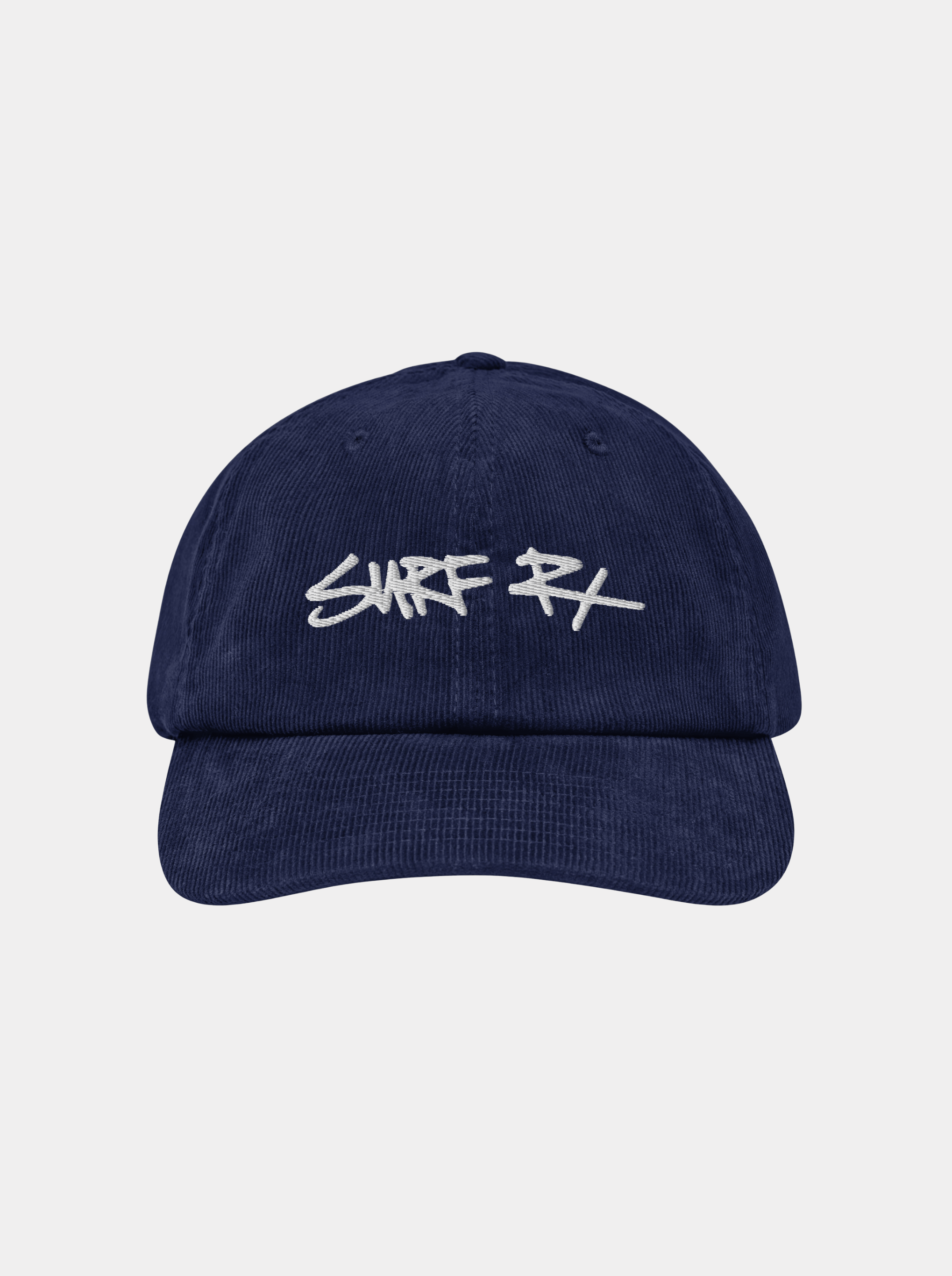 surf rx signature corduroy hat navy surf prescriptions front view