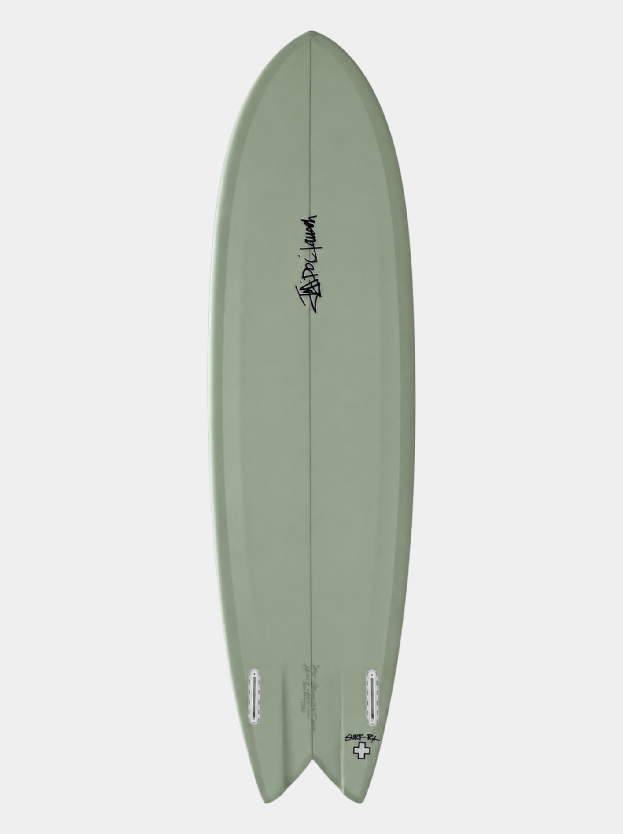 Twin Royale - 6'8" Green Resin